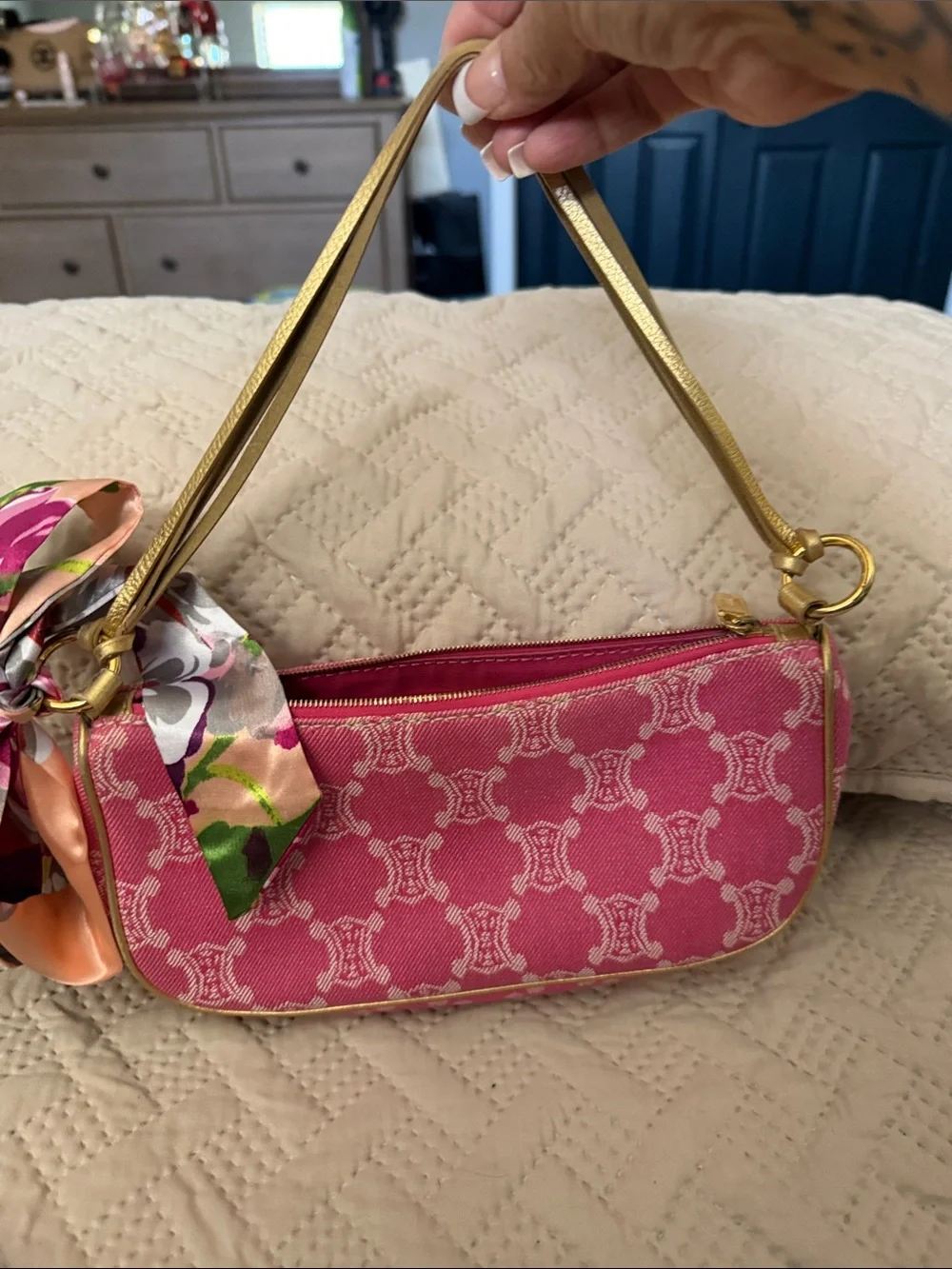 Celine shoulder pink